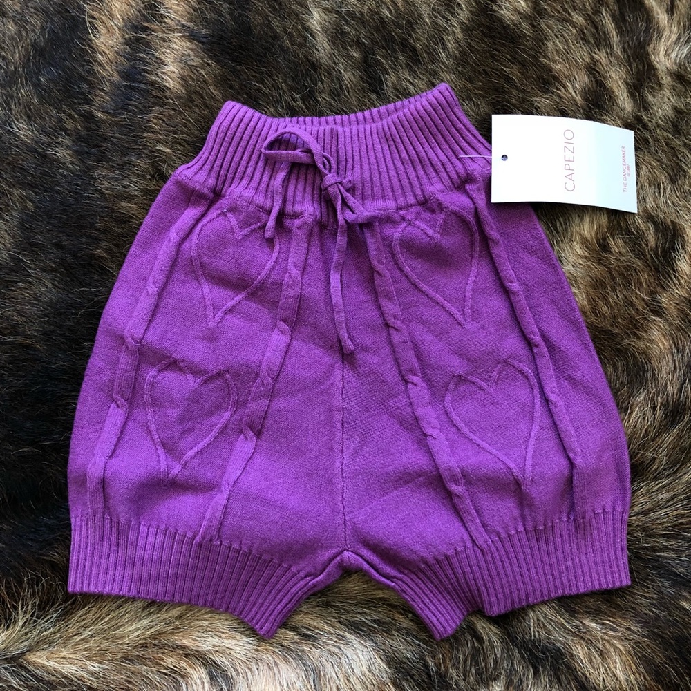 Capezio knit  ballet warm-up shorts